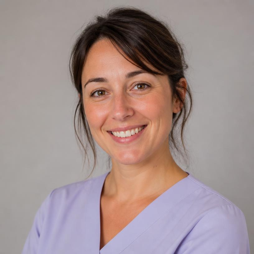 Julie Perrin, intervenante à domicile
